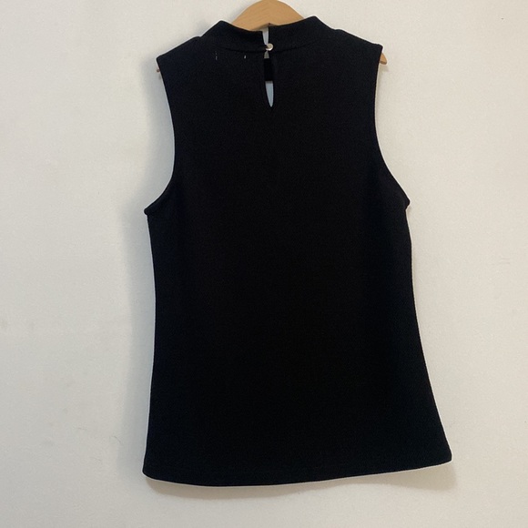 Valleygirl - Black Sleeveless, Chocker and V neckline Top - Size Small - Picture 3 of 5